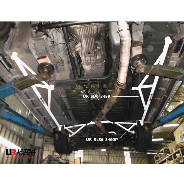 Ultra Racing UR-SD6-3459P – Hintere 6-Punkt Torsionsstrebe | Nissan Skyline GTR R34 99–02