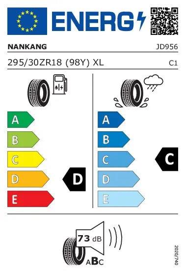Nankang CR-S 295/30ZR18 98(XL) (Y)