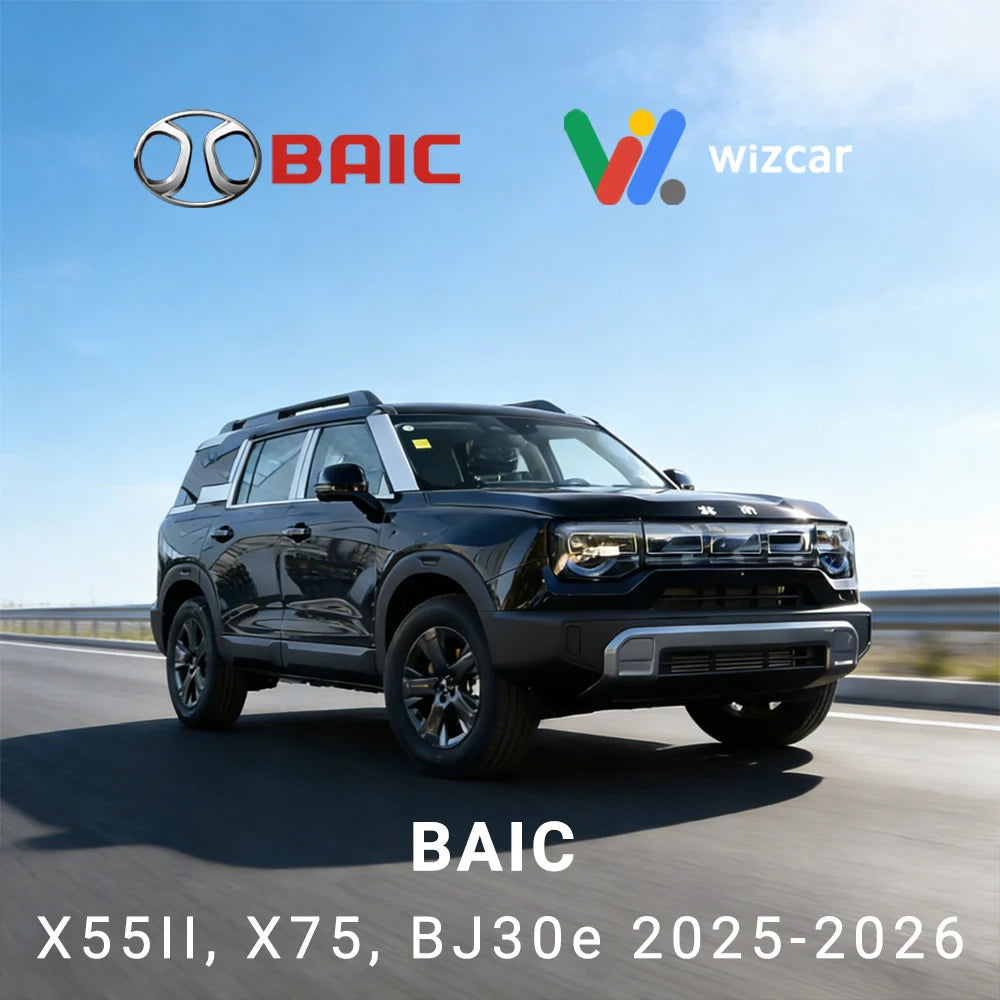 WIZCAR M1 Mini – Android Auto für BAIC BJ30e / X75 / X55 II (2025–2026)
