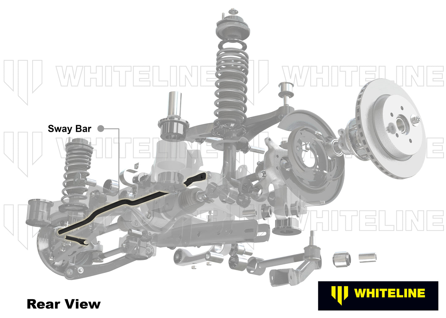 Whiteline Heck Stabilisator Mitsubishi Lancer Evolution - 24mm 3 Point Adjustable