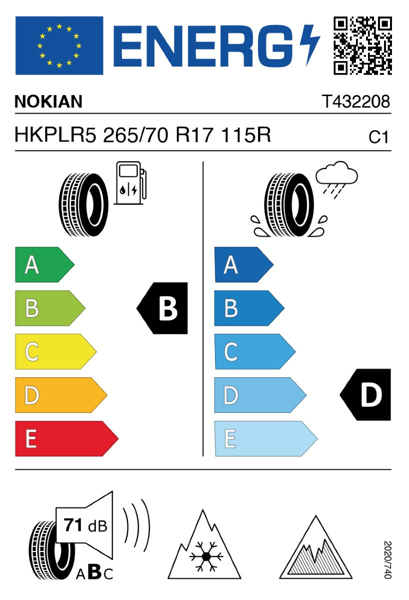 NOKIAN HKPL R5 SUV 265/70 R17 115R