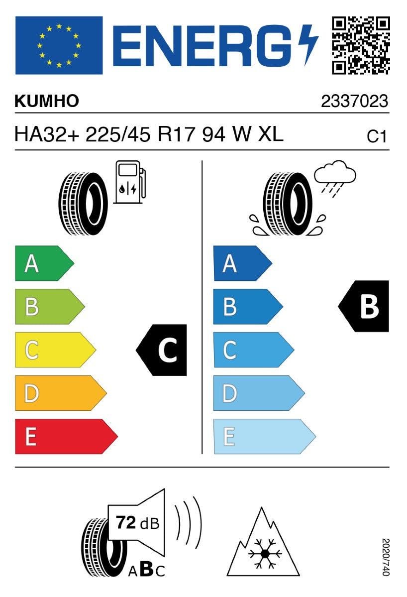 KUMHO HA32+ 225/45 R17 94 W XL