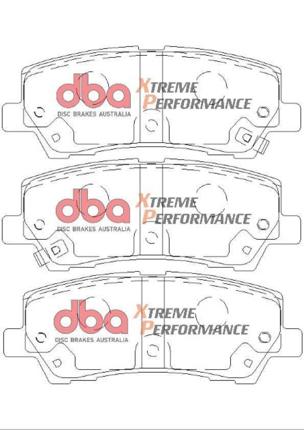Bremskit 4000 Series T3 Geschlitzt & Xtreme Performance Bremsbeläge | Hinterachse | Ford Mustang | DBA42165S-9022XP