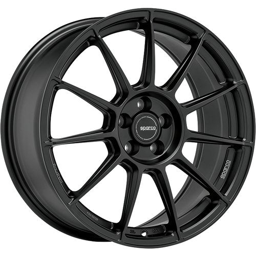 SPARCO FF4 MATT BLACK 9.5x18 ET45 5/120