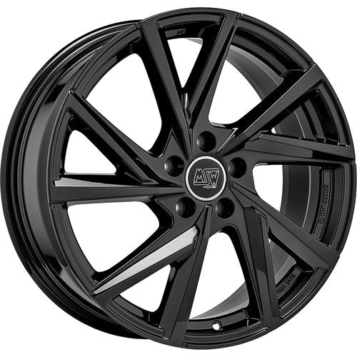 MSW 80-5 Gloss Black 7.5x17 ET40 5/114