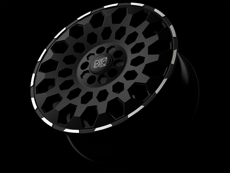 MSW 99 VAN Matt Black Lip Polished – 7.5x18 ET57 5/130