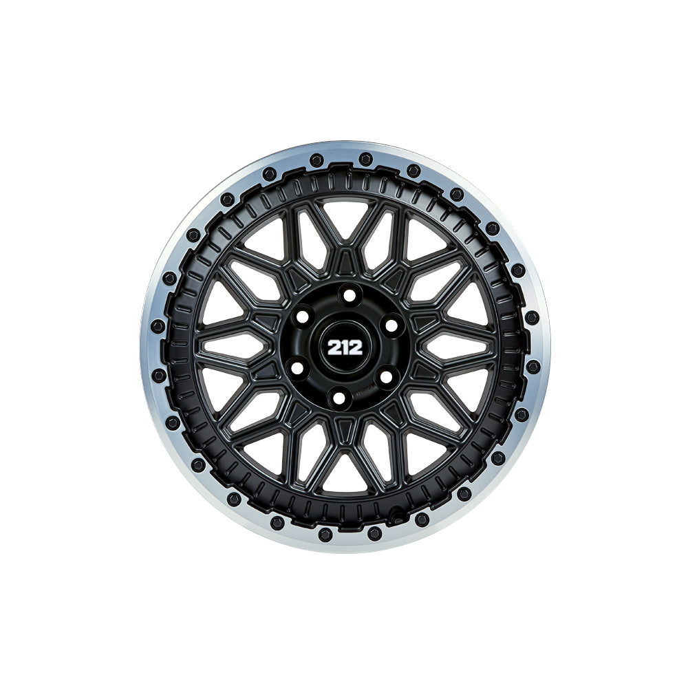 OR-1 Umrüstradsatz BAW 212 Matt-Black Machined Lip 8,0x18 6x139,7 (4er Satz)