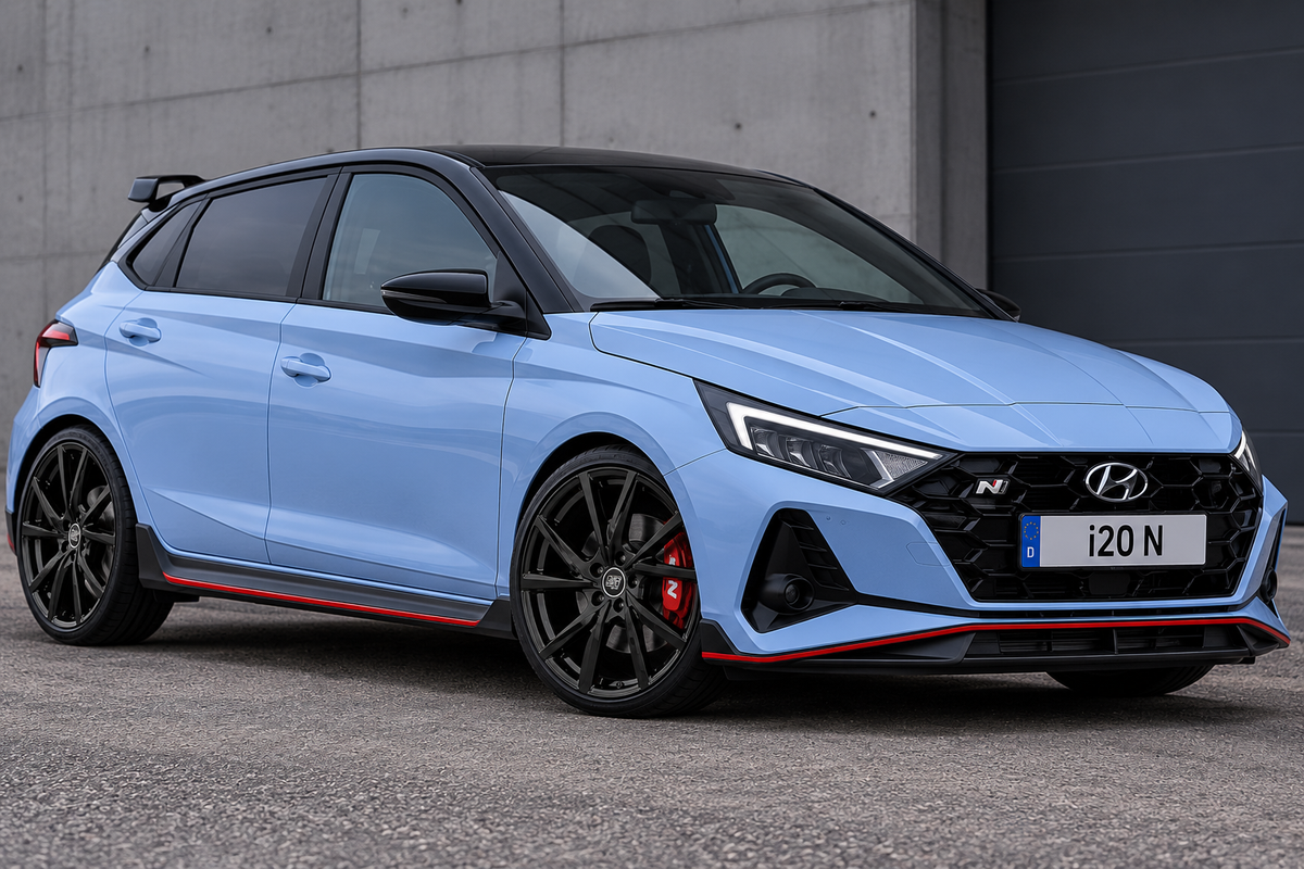 Hyundai i20 N (III) BC3 Komplettradsatz MSW 80-5 Gloss Black 7,5x18 ET49,5 – Winterräder