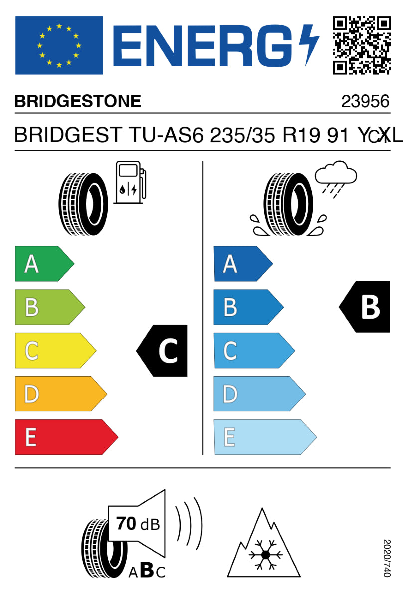 BRIDGESTONE Turanza All Season 6 235/35R19 91Y XL