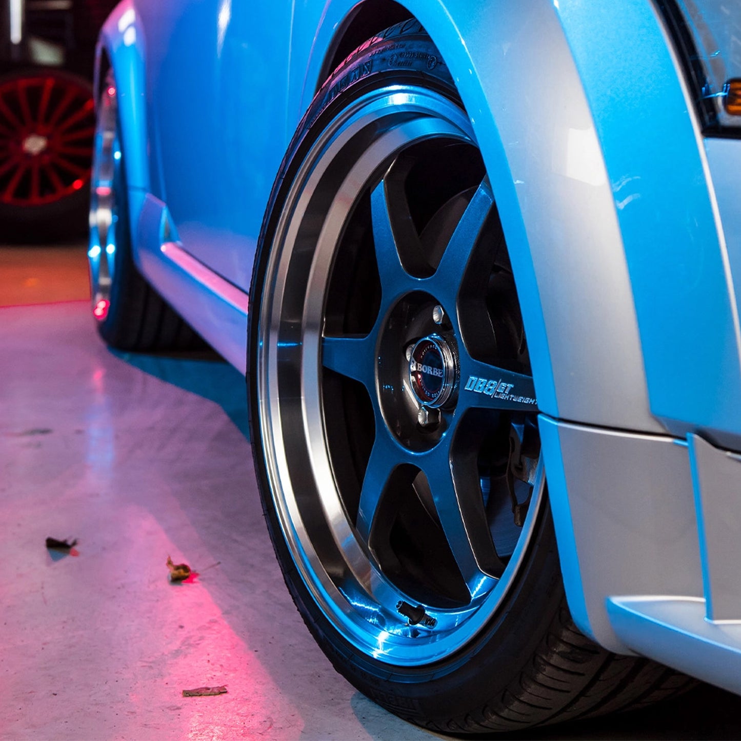 Borbet Felge DB8GT 8,5x18 ET40 5x114.3 18 Zoll graphite rim polished