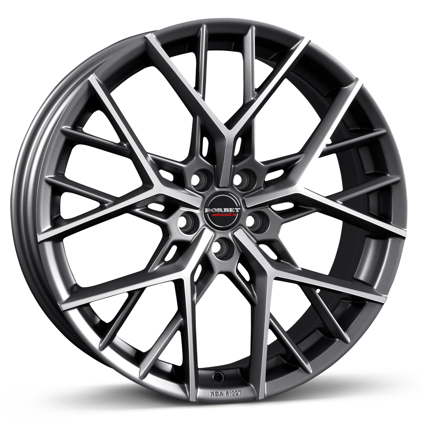 Borbet BY 8,5x19 ET40 5x114,3 titan polished matt
