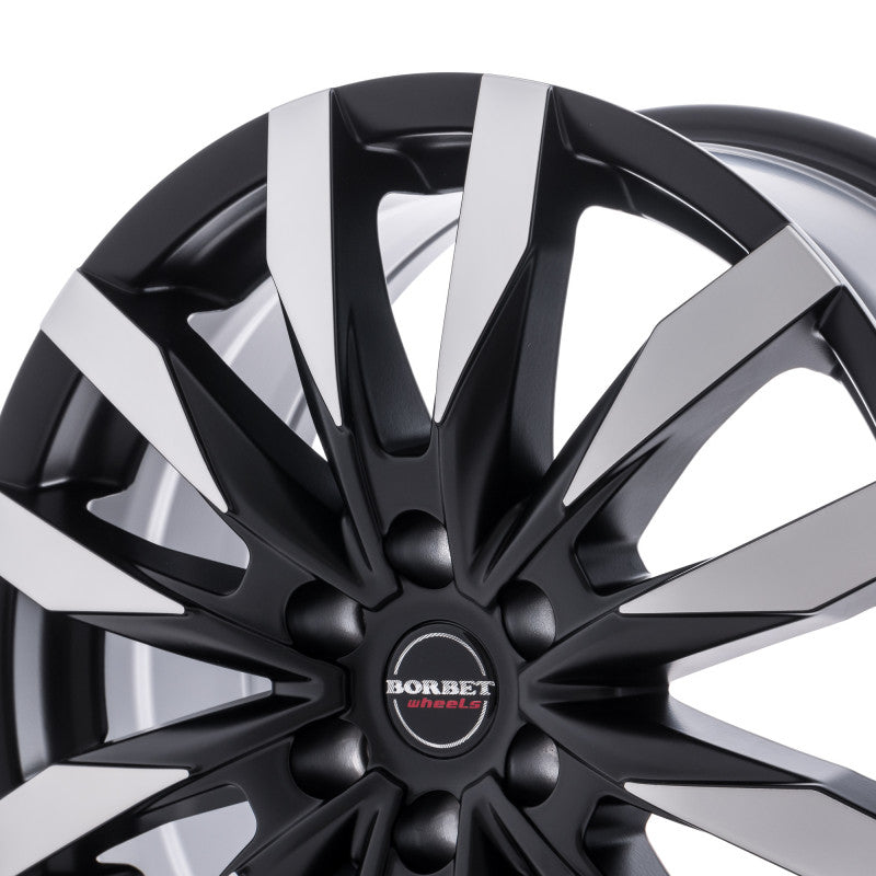 Felgensatz Foton 4 – Borbet CW6 7,5Jx18 ET35 Black Polished Matt