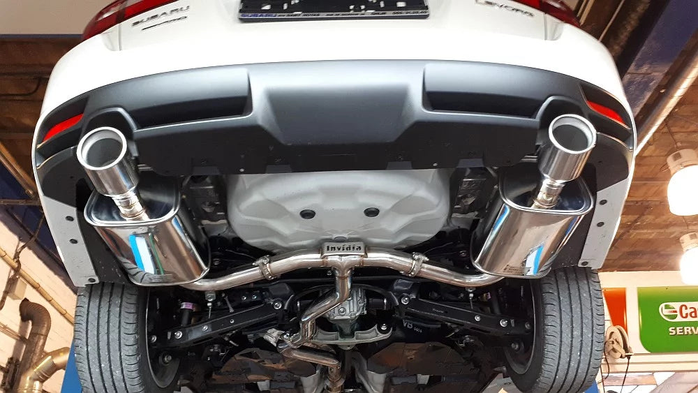 Invidia Q300 Subaru Levorg 1.6T 170PS 2015-2019 Edelstahl