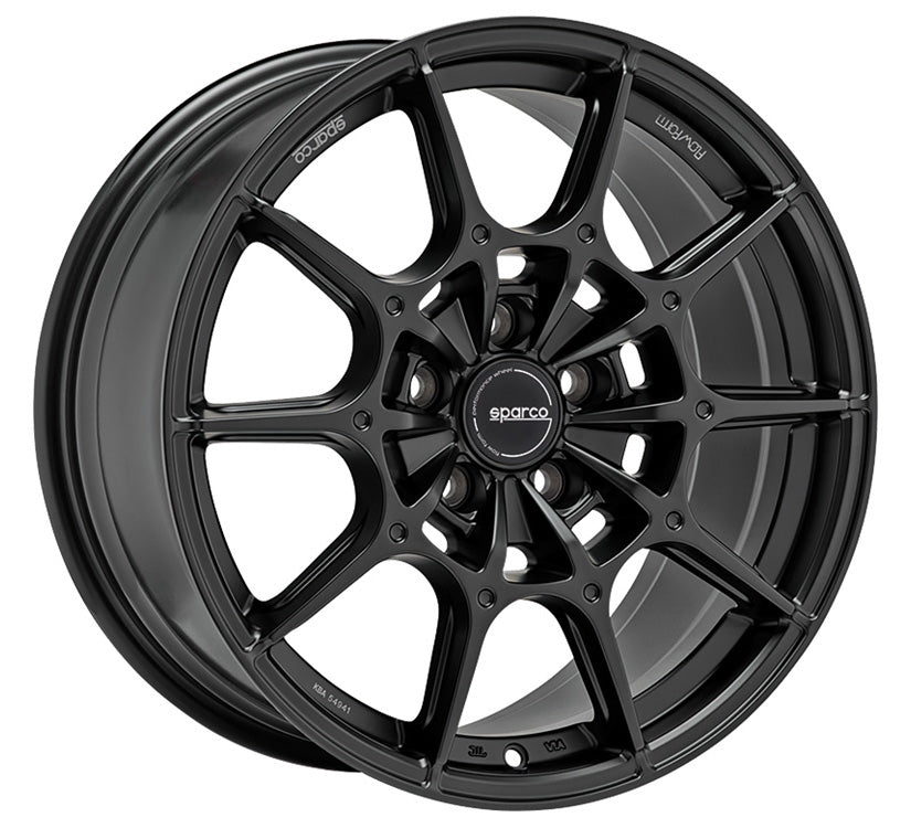 Sparco FF2 Matt Black 9,0x18 ET30 5/114