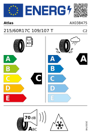 Komplettradsatz Ford Tourneo Custom (ab 2026) – PLATIN P 86 Silver 6,5x17 ET50 6/120 + Atlas Polarbear Van2 215/60 R17 C Winter inkl. RDKS