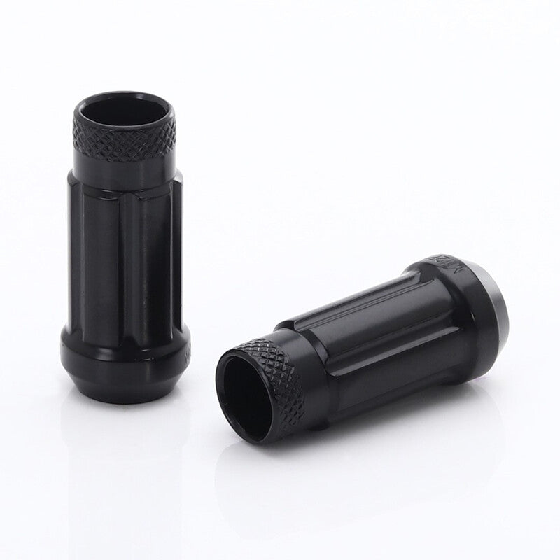 Japan Racing JN4 Radmuttern M12x1.5 Schwarz – 20er-Pack (Open Ended)