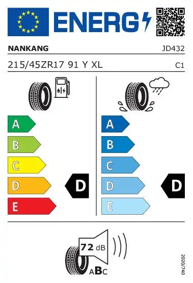 Nankang AR-1 215/45ZR17 91Y