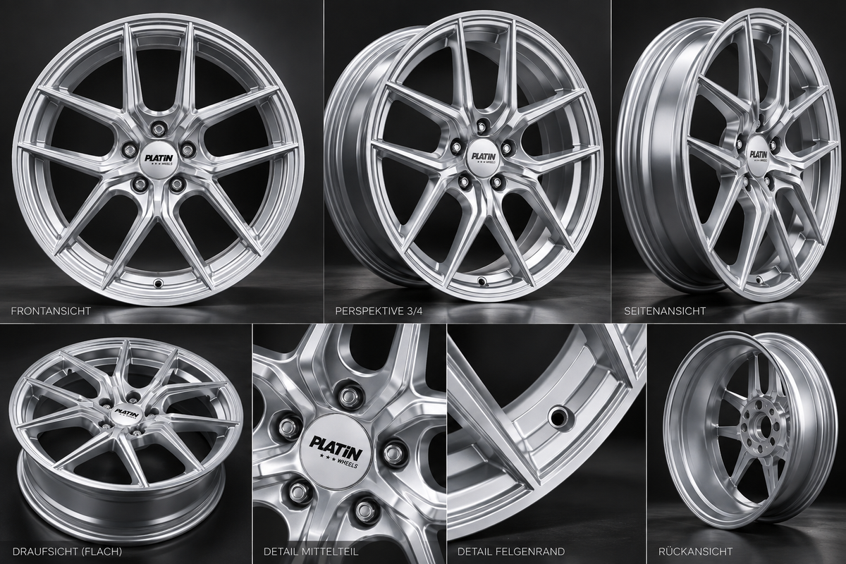 Winterkomplettradsatz Toyota GR Yaris IV – PLATIN P 122 8x18 ET45 Silver