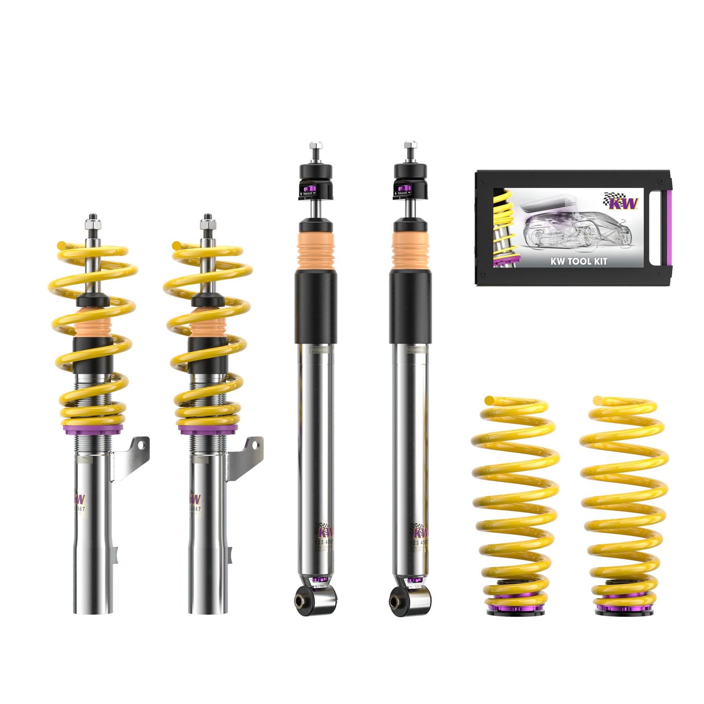 KW Gewindefahrwerk V3 inox (inkl. Stilllegung elektr. Dämpfer) – Ford Focus IV ST