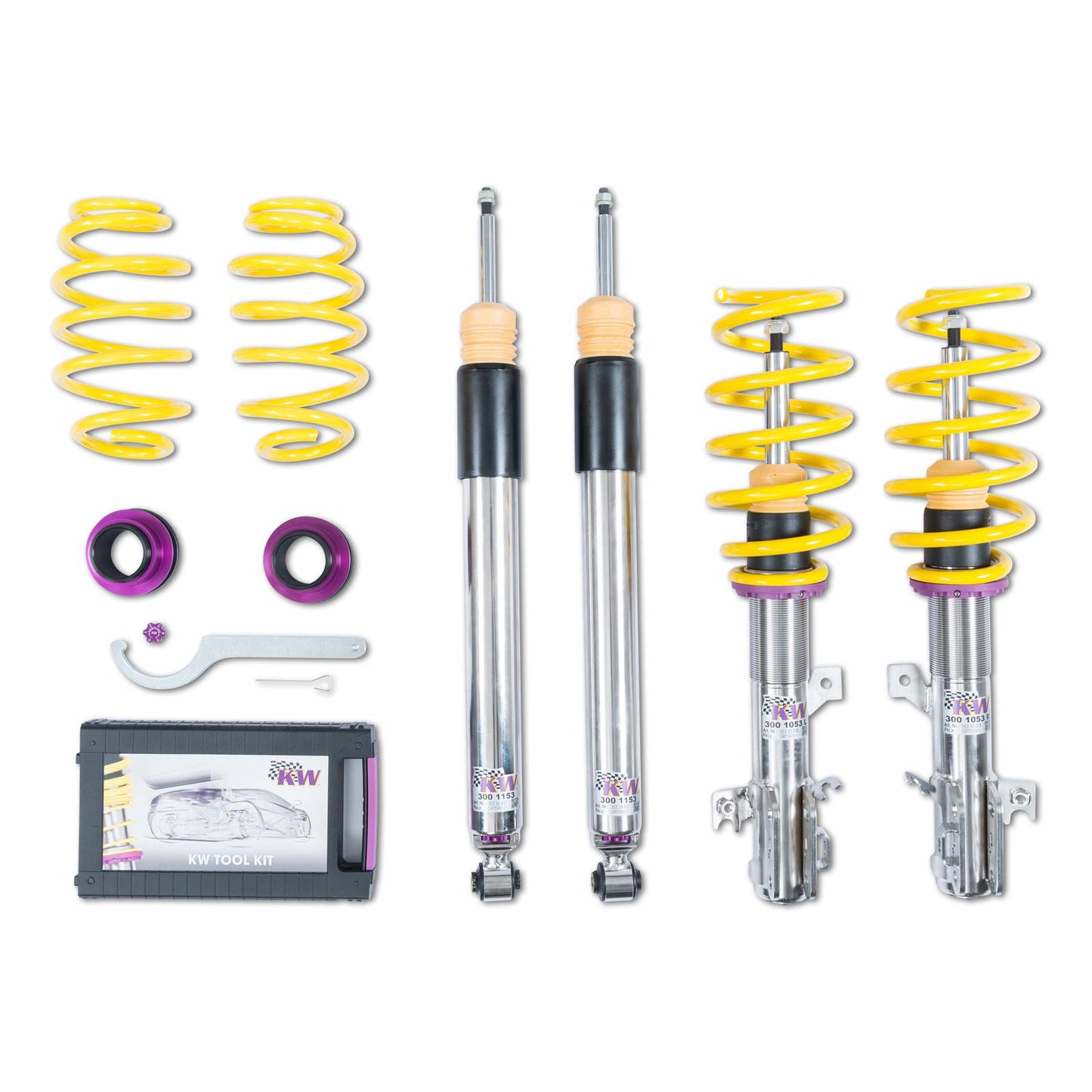 KW Gewindefahrwerk V3 inox – Ford Fiesta VIII ST