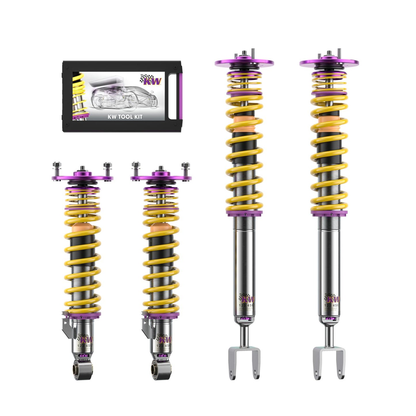 KW Gewindefahrwerk V3 inox Edelstahl - Nissan Skyline R33 GT-R