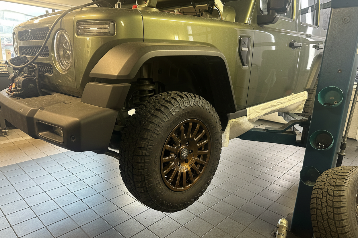 OZ Rally Raid 8.0x17 ET35 6/139 Gloss Bronze Black Lettering