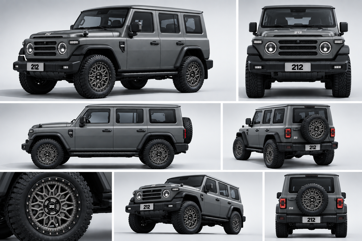 Kompletträder BAW 212 Matt-Titanium Black Lip 8,0x18 6x139,7 (4er Satz)