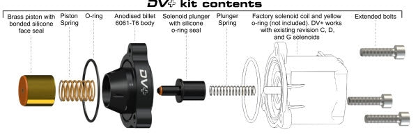GFB DV+ T9351 Schubumluftventil für VAG 2.0, 2.5, 1.8 und einige 1.4 TFSI