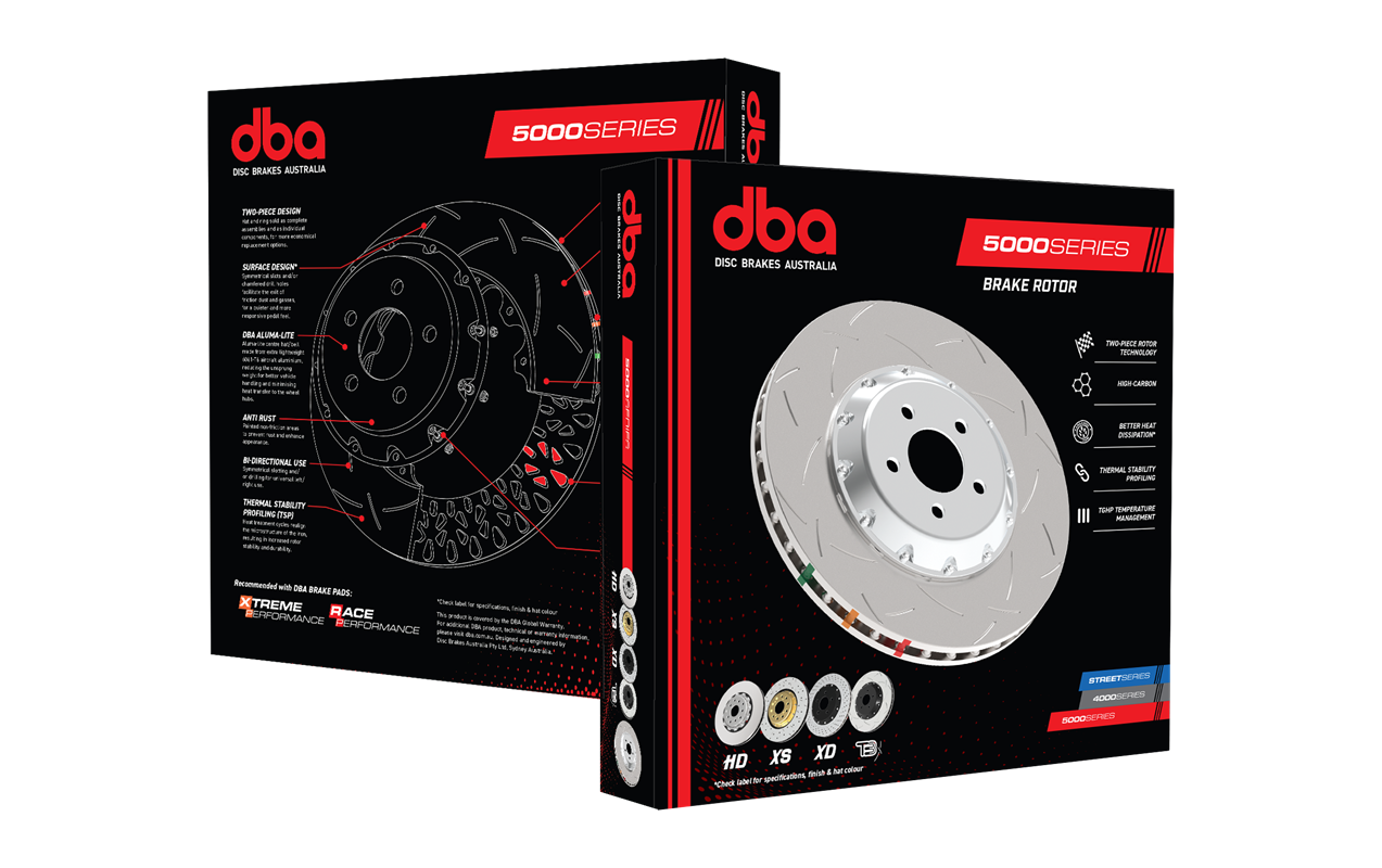 DBA 5000 Series T3 Geschlitzte Bremsscheibe Nissan 370Z – DBA52314BLKS