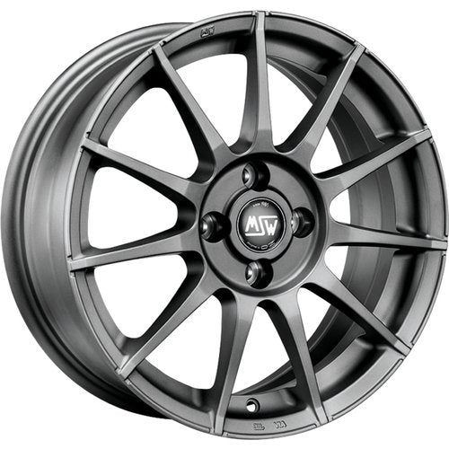MSW 85 MATT GRAPHITE 6x14 Zoll ET: 35 LK: 4x100