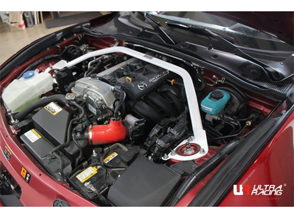 Ultra Racing UR-TW2-4174 – Vordere obere 2-Punkt Domstrebe | Mazda MX-5 ND 2.0 2WD ab 2015