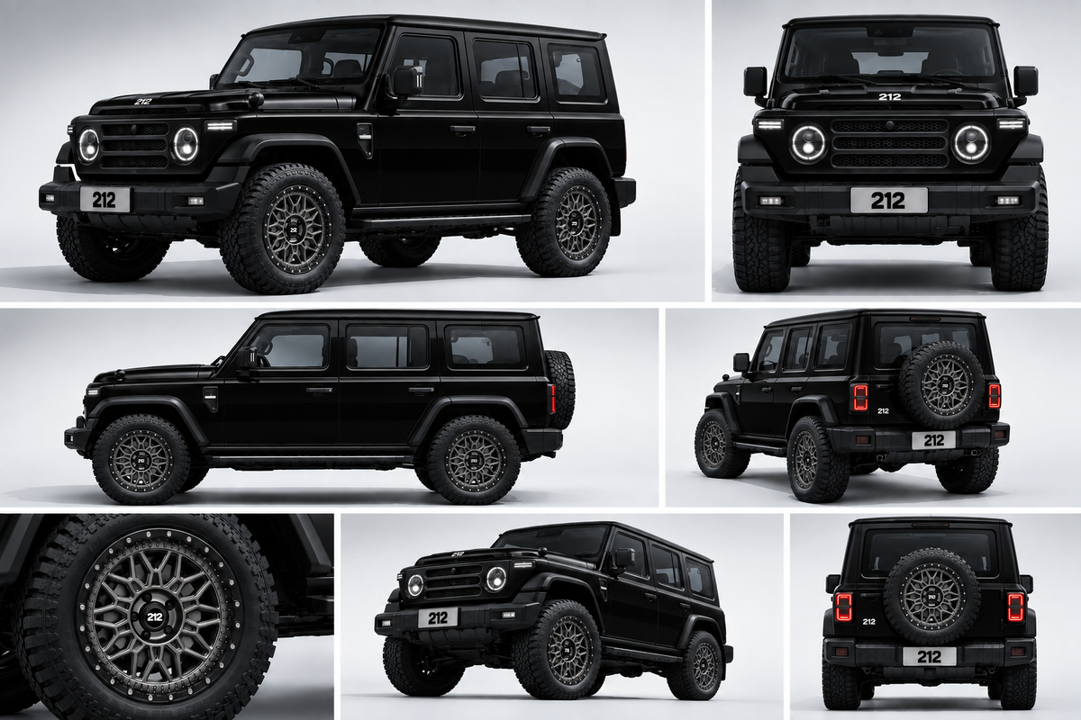 Kompletträder BAW 212 Matt-Titanium Black Lip 8,0x18 6x139,7 (4er Satz)