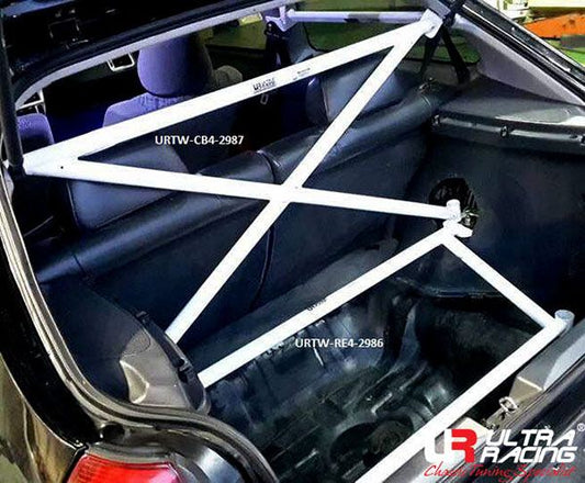 Ultra Racing CB4-2987 – 4-Punkt X-Bar Querstrebe | Honda Civic EK 96–00