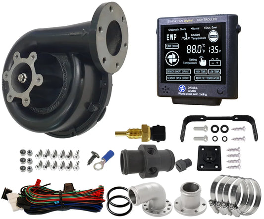 Davies Craig DC8980 – EWP®140 Black Combo – Elektrische Wasserpumpe & Controller 12V