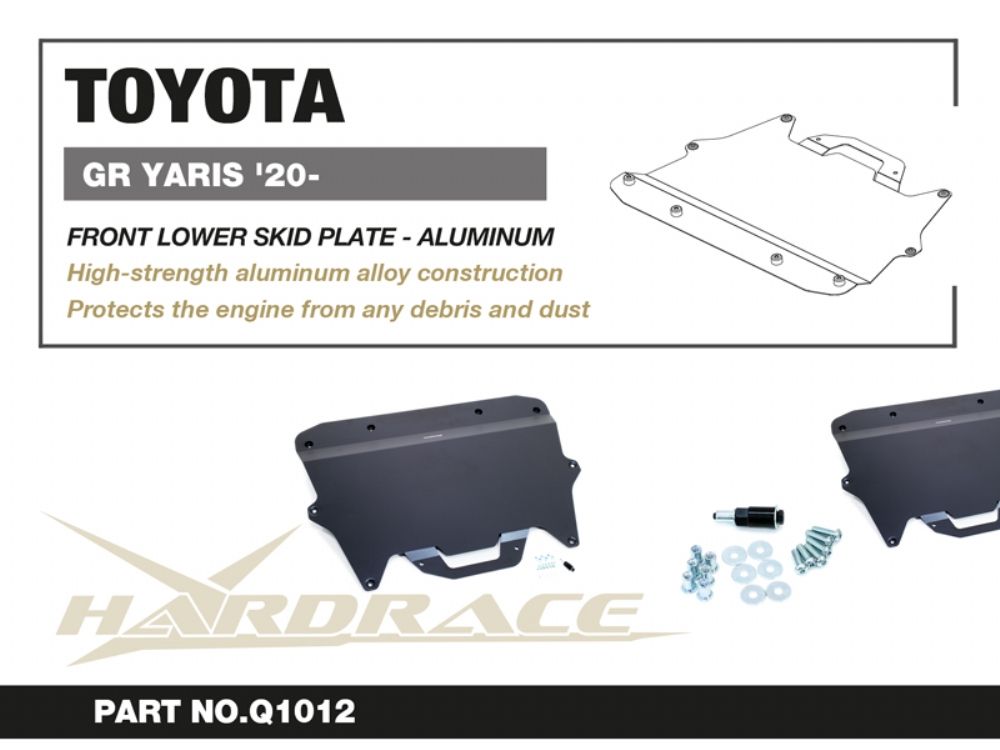 HARDRACE Front Lower Skid Plate / Unterfahrschutz - Toyota Yaris GR
