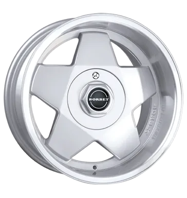 Borbet A Felge 7x15 ET35 5x120 silver polished