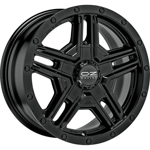 OZ Rally Adventure Matt Black 8.0x17 ET37 6/114
