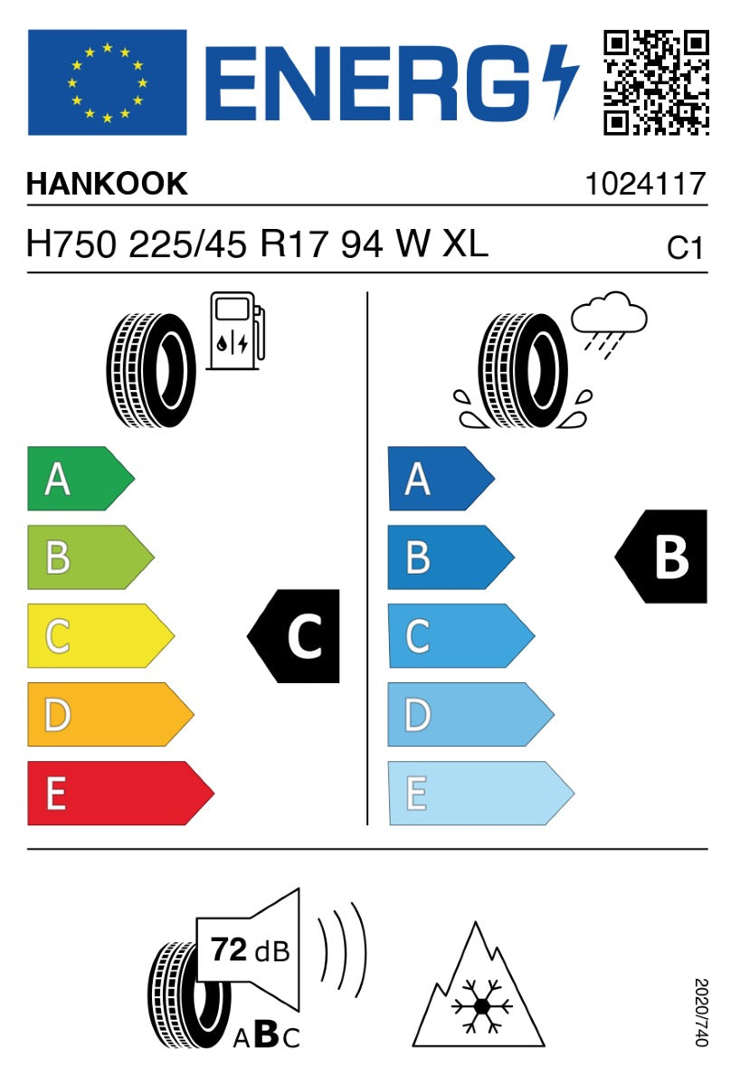 NEXEN BLUE4S 225/45 R17 94 V XL