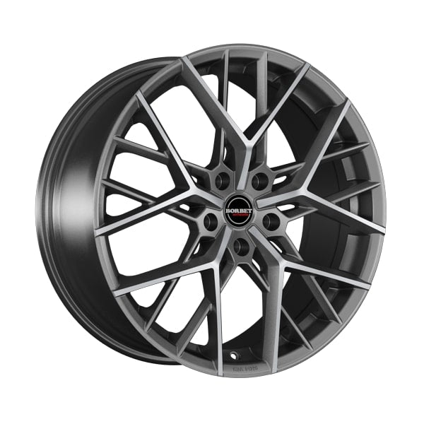 Borbet BY 8x18 ET44 5x112 - Titan Polished Matt