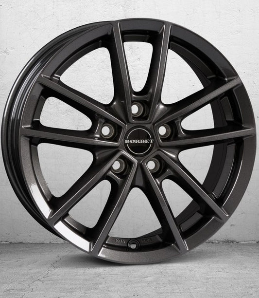 Borbet W 8x20 ET45 5x114,3 mistral anthracite glossy