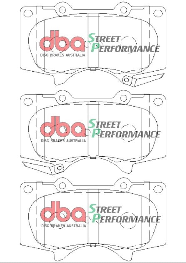 DBA2716S-1482SP – Bremskit Street Series T2 Geschlitzt & Street Performance Bremsbeläge | Toyota Hi-Lux, Fortuner, FJ Cruiser