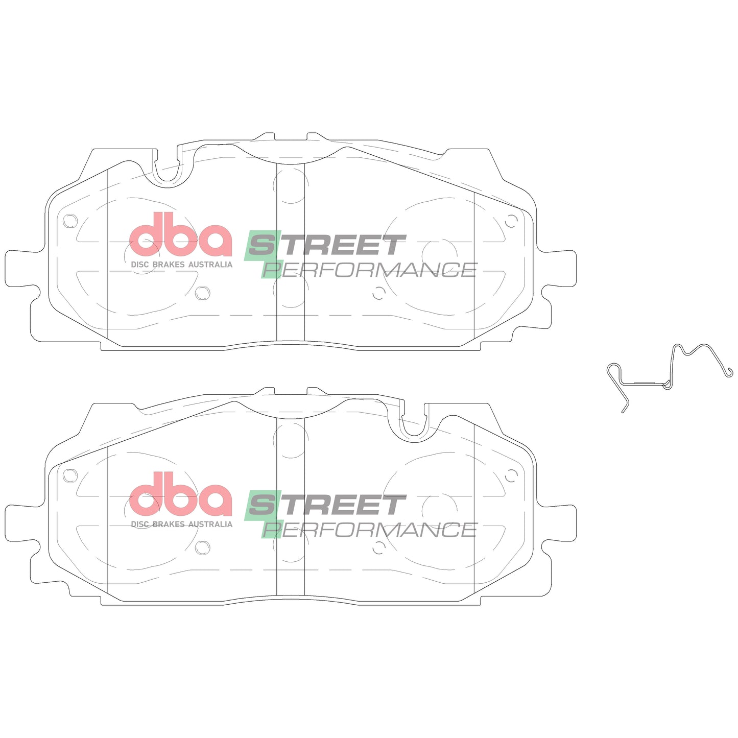 Brake Kit - Street Series T2 Slotted & Street Performance Brake Pads (2x DBA3016S + DB15030SP)