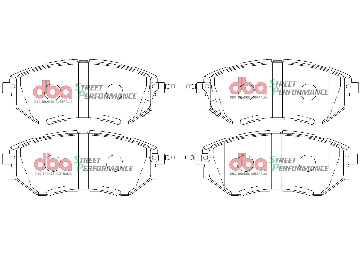 DBA2650S-10-1722SP – Street Series T2 Bremskit (Scheiben + Beläge) Vorderachse | Subaru Forester / Legacy / Outback