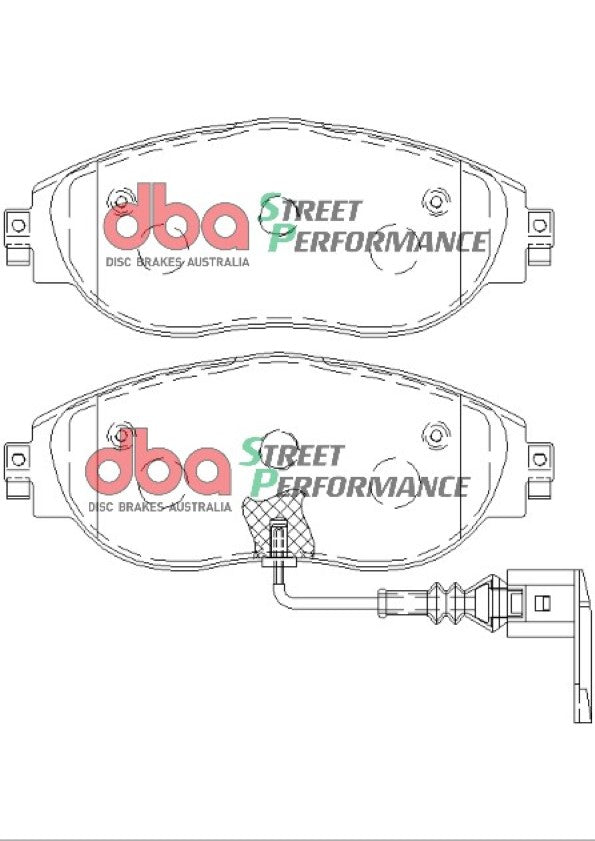 DBA DB8849SP Street Performance Bremsbeläge – Vorderachse