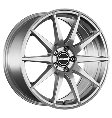 Borbet GTX 8.0x19 ET50 5x114.3 72.5 Titanium Glossy