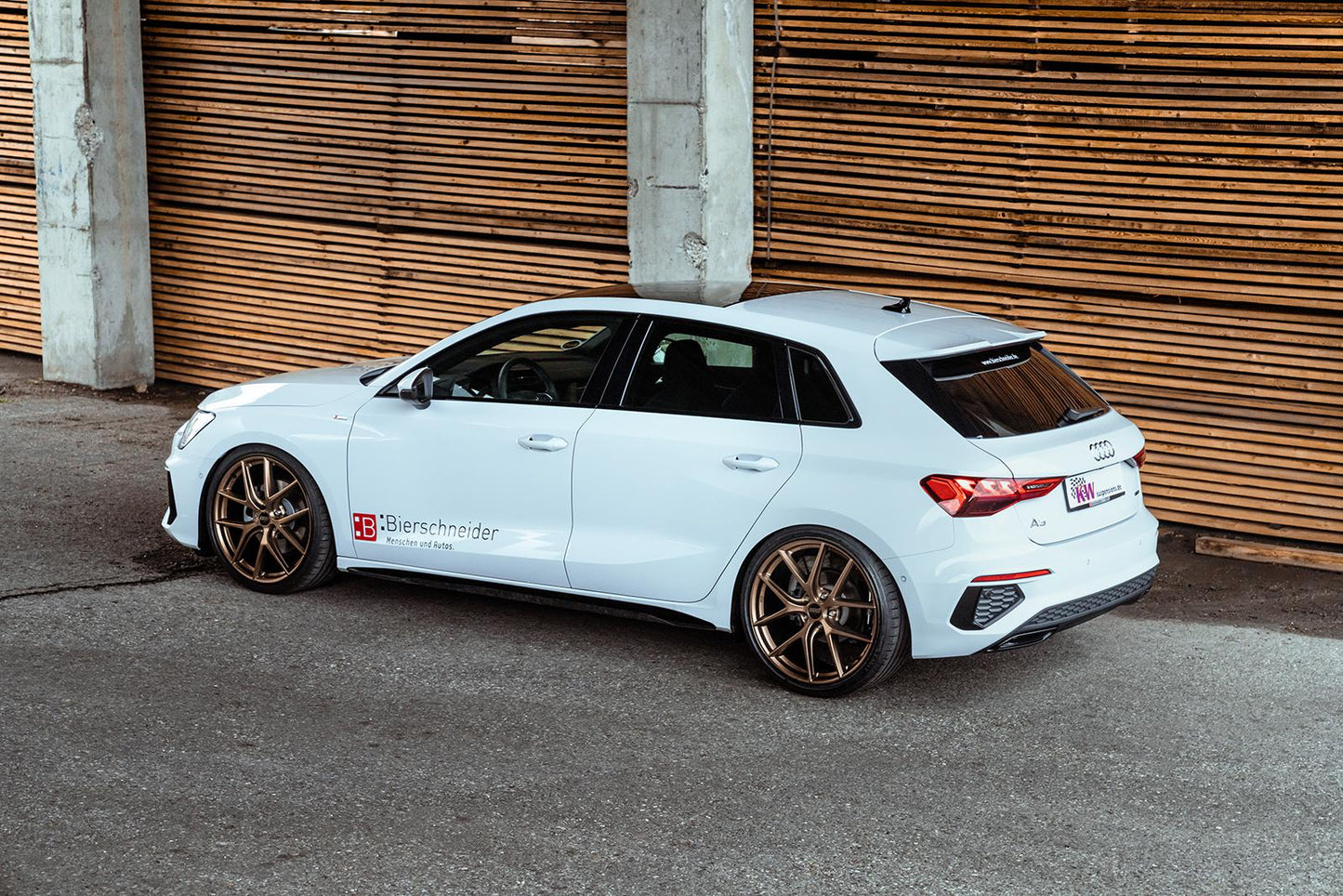 KW Gewindefahrwerk V1 inox - Audi A3 / VW Golf 8