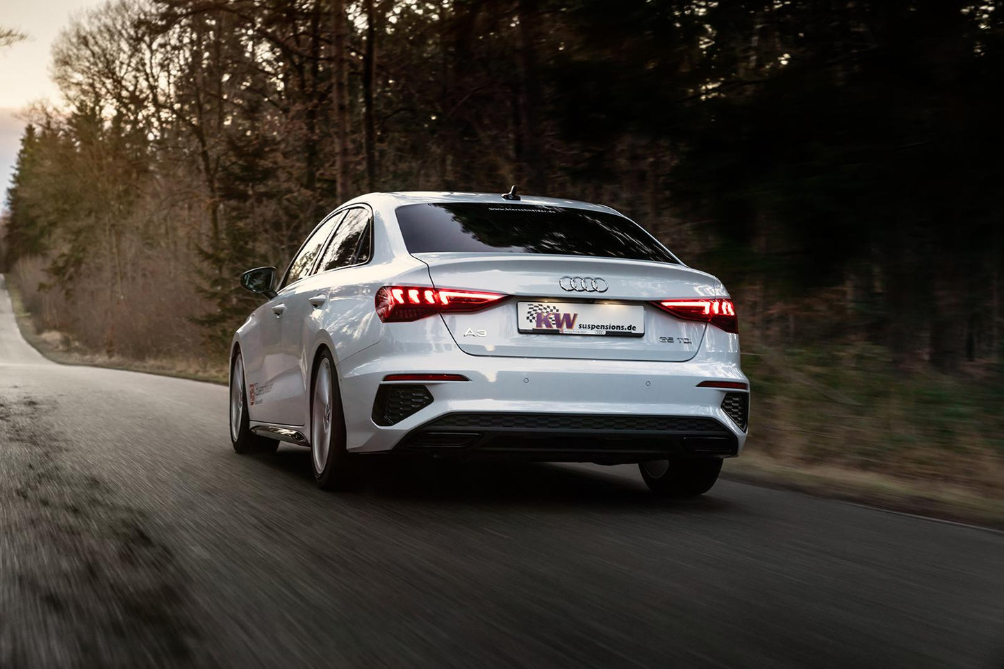 KW Gewindefahrwerk V1 inox - Audi A3 / VW Golf 8