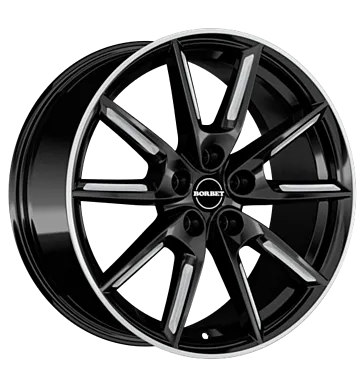 Jaecoo 7 PHEV Felgen- & Komplettradsatz | Borbet LX19 8x19 ET45 black matt silver spoke rim | Reifenwahl