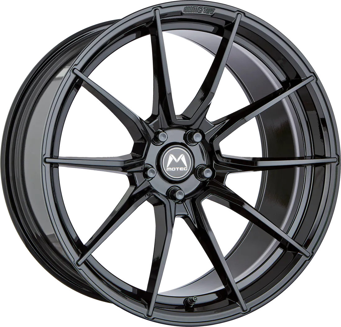 Motec MCR2DC Staggered-Set 10x20 VA + 11x20 HA – schwarz glänzend