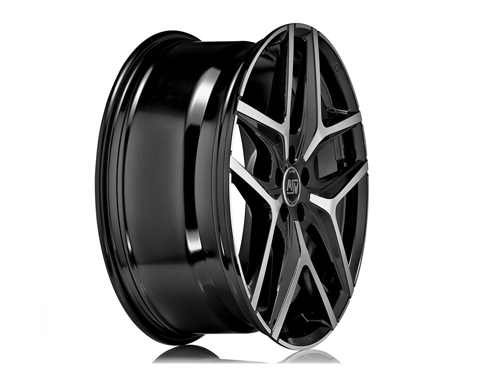 MSW 40 GLOSS BLACK FULL POLISHED 8.0x18 ET28 5/112
